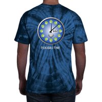 Pickleball Time Front And Back Tie-Dye T-Shirt