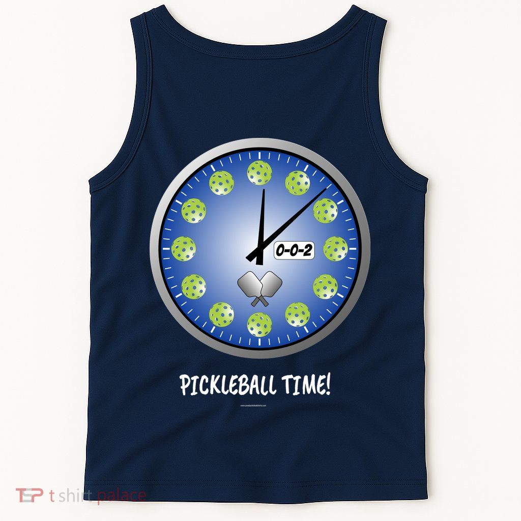 Pickleball Time Front And Back Tank Top