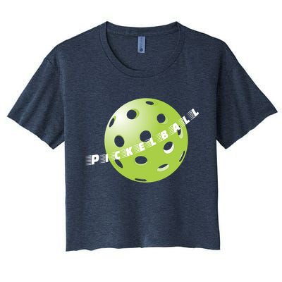 Pickleball Time Front And Back Crop Top