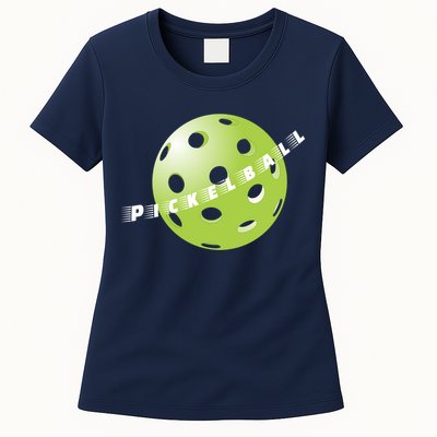 Pickleball Time Front And Back Womens T-Shirt