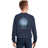 Pickleball Time Front And Back Kids Sweatshirt