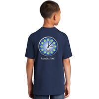 Pickleball Time Front And Back Kids T-Shirt