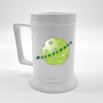 Pickleball Time Front And Back Beer Stein