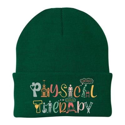 Physical Therapy Funny Physical Therapist Pt Month Knit Cap Winter Beanie