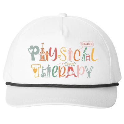 Physical Therapy Funny Physical Therapist Pt Month Snapback Five-Panel Rope Hat