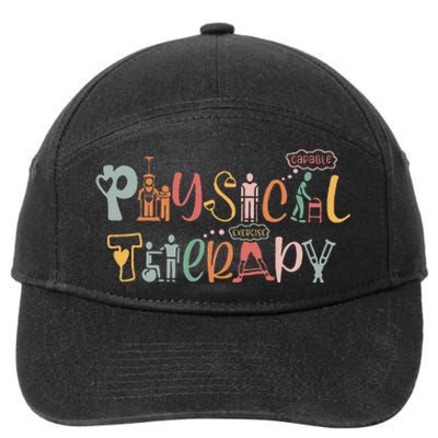 Physical Therapy Funny Physical Therapist Pt Month 7-Panel Snapback Hat