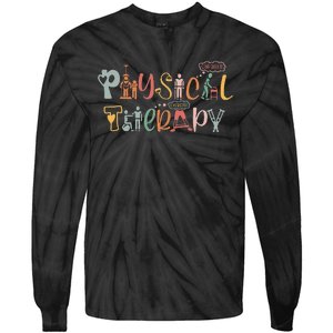 Physical Therapy Funny Physical Therapist Pt Month Tie-Dye Long Sleeve Shirt