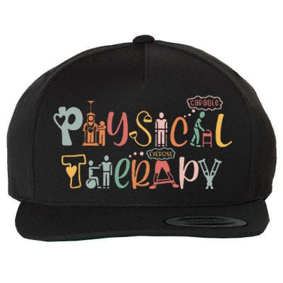 Physical Therapy Funny Physical Therapist Pt Month Wool Snapback Cap