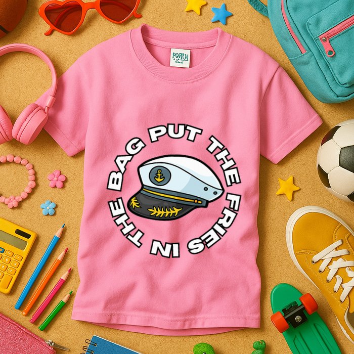 Put The Fries In The Bag Wots Josh Block Kids T-Shirt