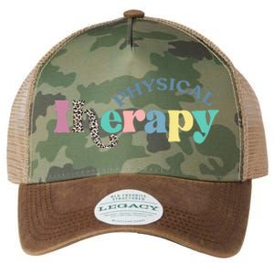 Physical Therapy Funny Physical Therapist pt therapist month Legacy Tie Dye Trucker Hat