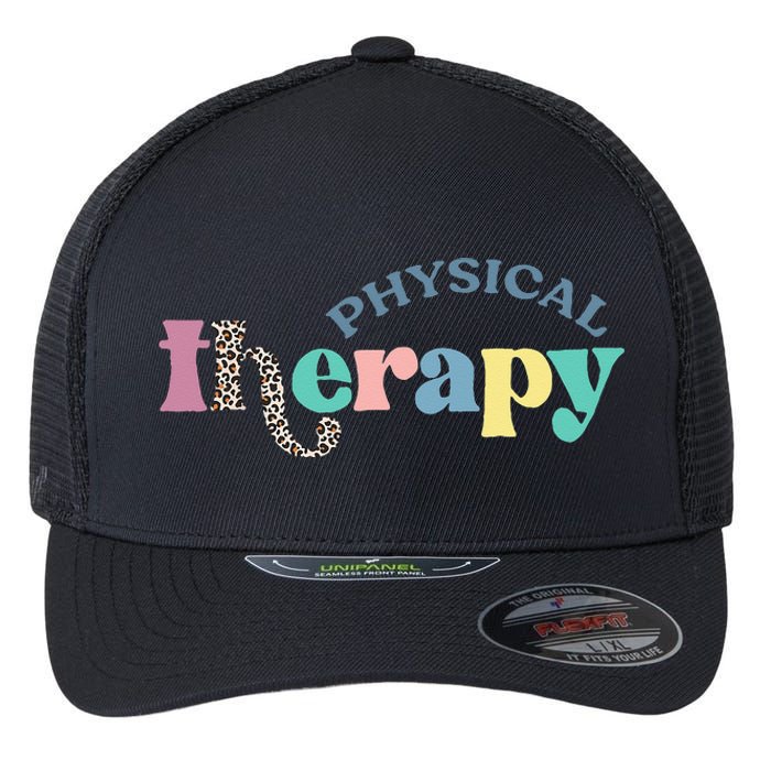 Physical Therapy Funny Physical Therapist pt therapist month Flexfit Unipanel Trucker Cap