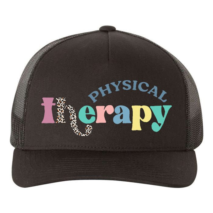 Physical Therapy Funny Physical Therapist pt therapist month Yupoong Adult 5-Panel Trucker Hat