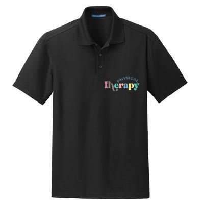 Physical Therapy Funny Physical Therapist pt therapist month Dry Zone Grid Polo