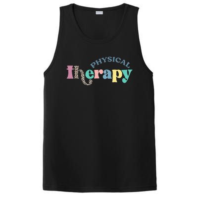 Physical Therapy Funny Physical Therapist pt therapist month PosiCharge Competitor Tank