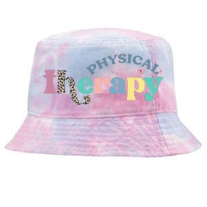 Physical Therapy Funny Physical Therapist pt therapist month Tie-Dyed Bucket Hat