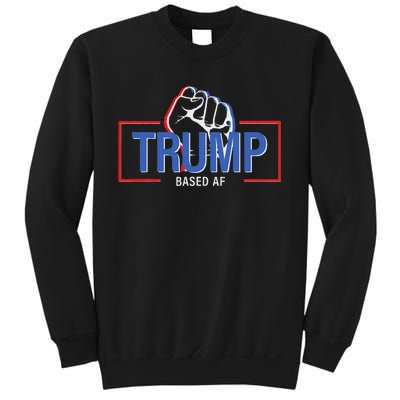 President Trump Fist 2024 Strong Support Sweatshirt