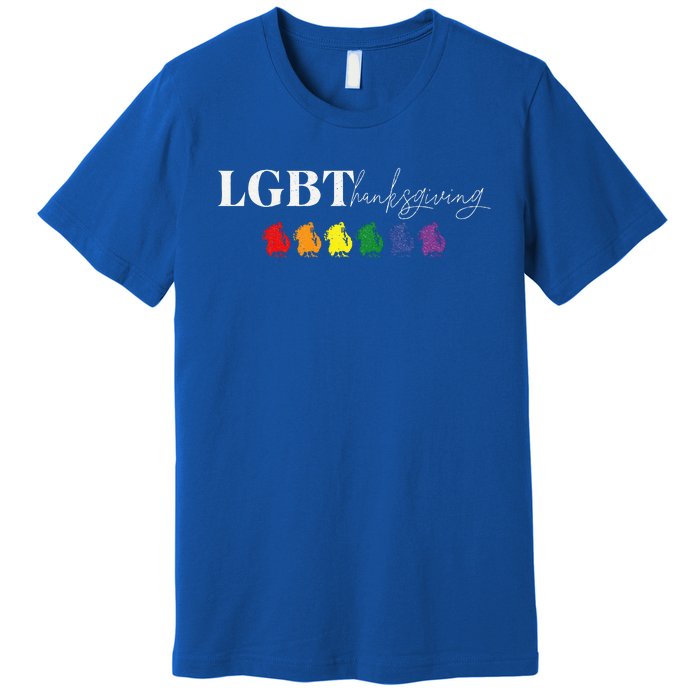 Pride Turkey Feast LGBT Thanksgiving Friendsgiving Fun  Premium T-Shirt