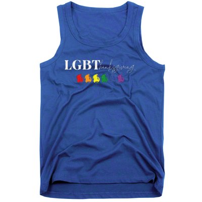 Pride Turkey Feast LGBT Thanksgiving Friendsgiving Fun  Tank Top