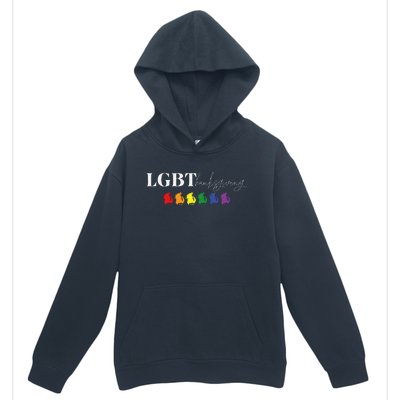 Pride Turkey Feast LGBT Thanksgiving Friendsgiving Fun  Urban Pullover Hoodie