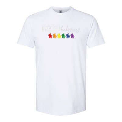 Pride Turkey Feast LGBT Thanksgiving Friendsgiving Fun  Softstyle® CVC T-Shirt