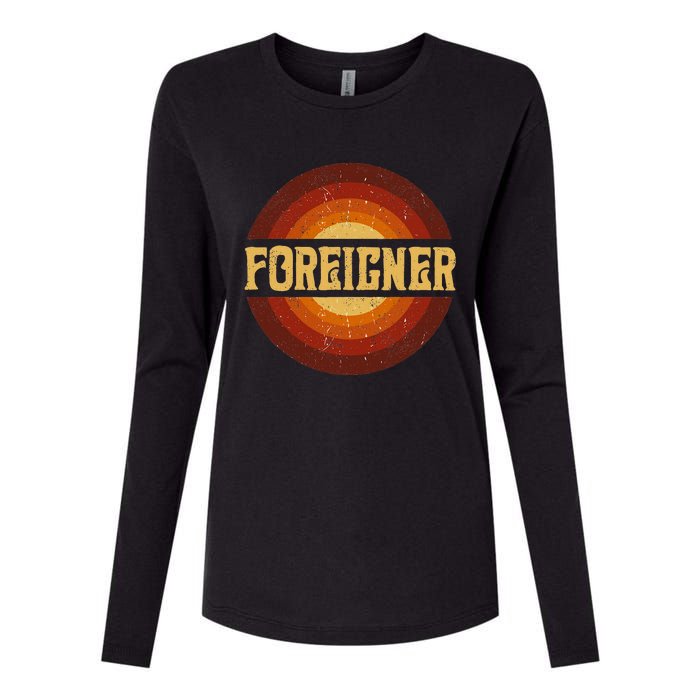 Proud To F.O.R.E.I.G.N.E.R Be Personalized Name Styles 80s Vintage Womens Cotton Relaxed Long Sleeve T-Shirt