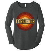 Proud To F.O.R.E.I.G.N.E.R Be Personalized Name Styles 80s Vintage Women's Perfect Tri Tunic Long Sleeve Shirt