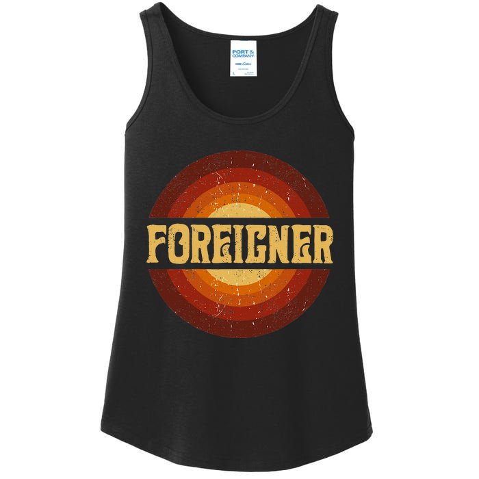 Proud To F.O.R.E.I.G.N.E.R Be Personalized Name Styles 80s Vintage Ladies Essential Tank