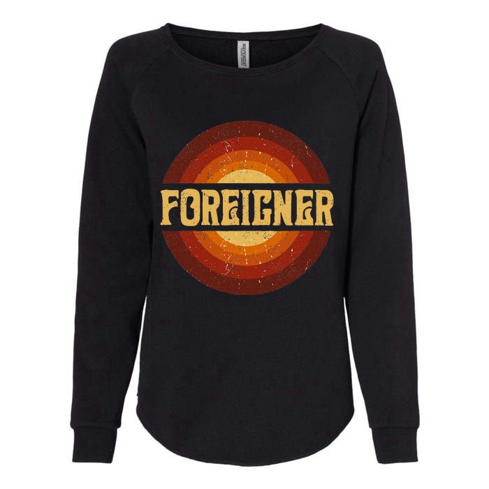 Proud To F.O.R.E.I.G.N.E.R Be Personalized Name Styles 80s Vintage Womens California Wash Sweatshirt