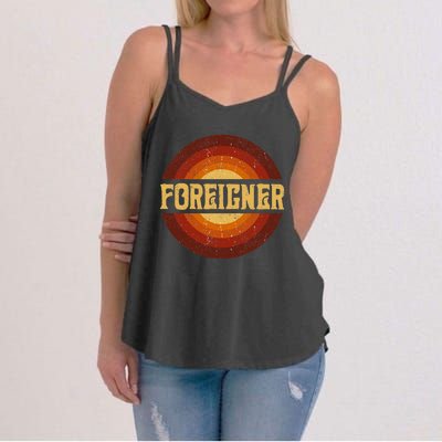 Proud To F.O.R.E.I.G.N.E.R Be Personalized Name Styles 80s Vintage Women's Strappy Tank