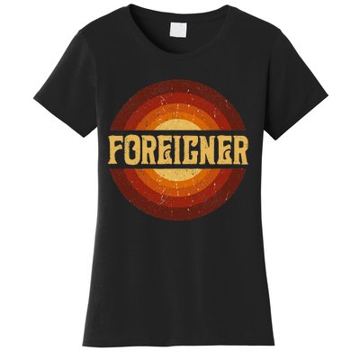 Proud To F.O.R.E.I.G.N.E.R Be Personalized Name Styles 80s Vintage Women's T-Shirt