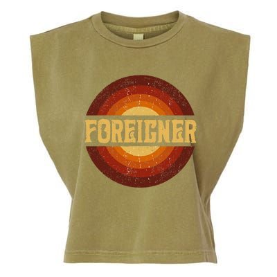 Proud To F.O.R.E.I.G.N.E.R Be Personalized Name Styles 80s Vintage Garment-Dyed Women's Muscle Tee