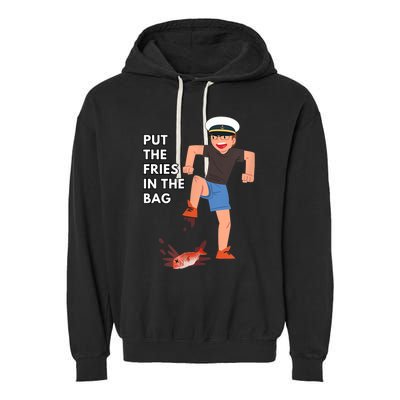 Put The Fries In The Bag Josh Block Wots Garment-Dyed Fleece Hoodie