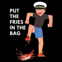 Put The Fries In The Bag Josh Block Wots Flat Bill Trucker Hat