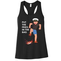 Put The Fries In The Bag Josh Block Wots Women's Racerback Tank