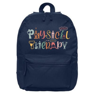 Physical Therapy Funny Physical Therapist PT Month 16 in Basic Backpack