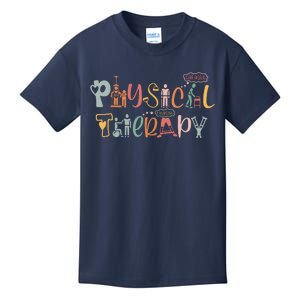 Physical Therapy Funny Physical Therapist PT Month Kids T-Shirt