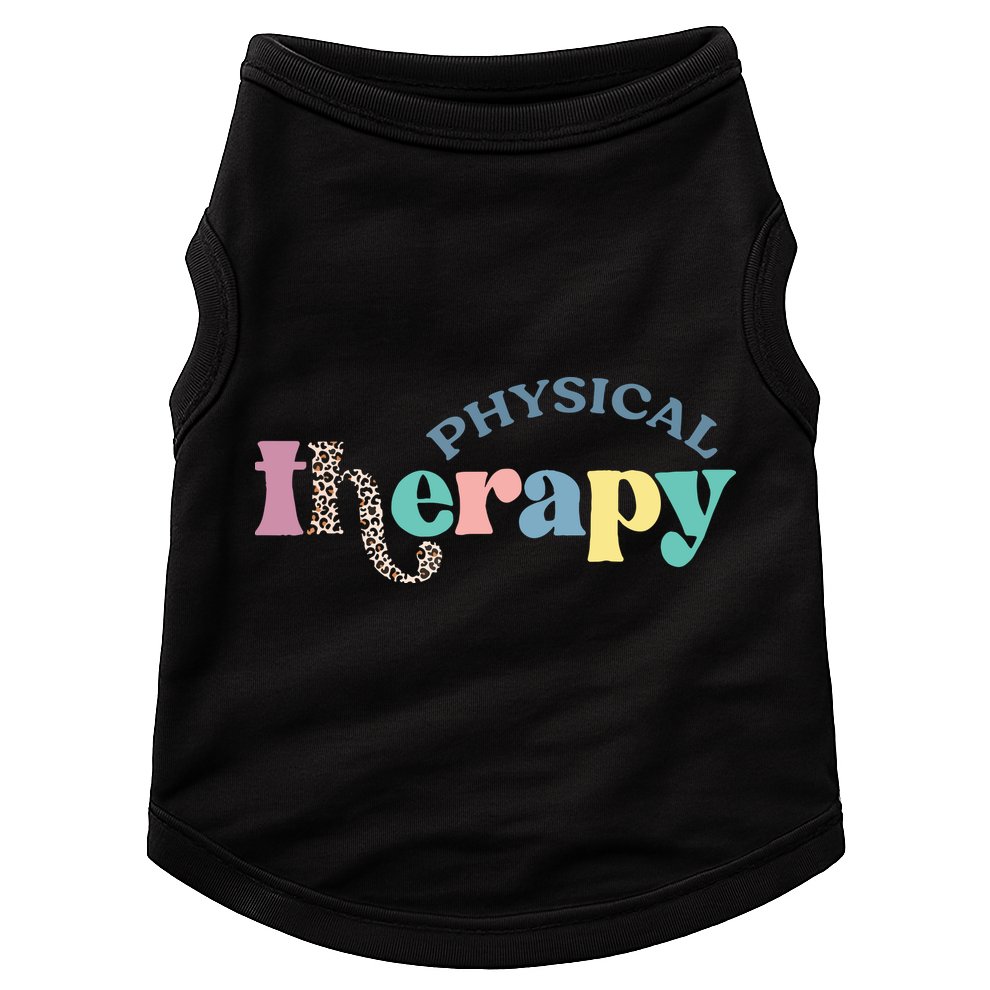 Physical Therapy Funny Physical Therapist Pt Therapist Month Doggie Tank