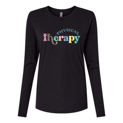 Physical Therapy Funny Physical Therapist Pt Therapist Month Womens Cotton Relaxed Long Sleeve T-Shirt