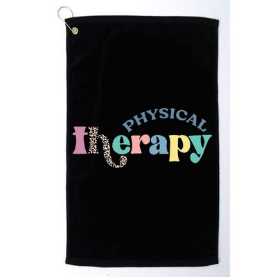 Physical Therapy Funny Physical Therapist Pt Therapist Month Golf Towel