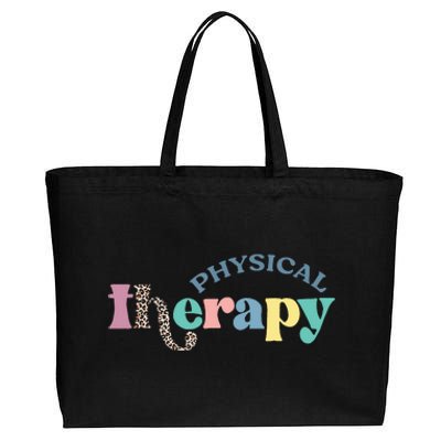 Physical Therapy Funny Physical Therapist Pt Therapist Month Cotton Canvas Jumbo Tote