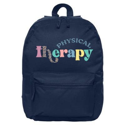 Physical Therapy Funny Physical Therapist Pt Therapist Month 16 in Basic Backpack