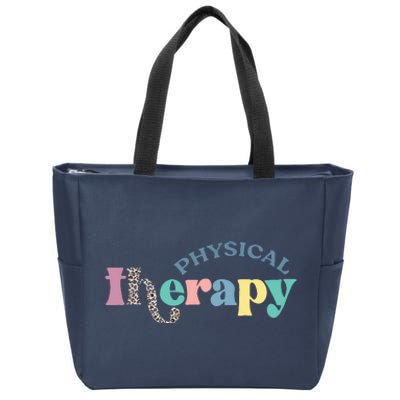 Physical Therapy Funny Physical Therapist Pt Therapist Month Zip Tote Bag