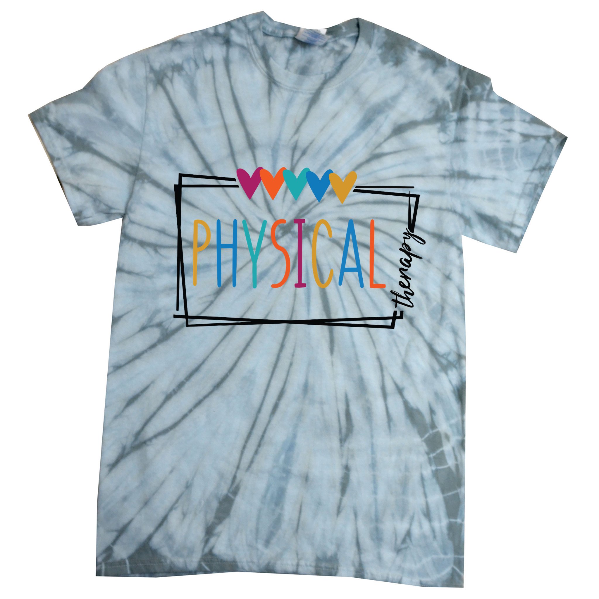 Physical Therapy Funny Physical Therapist Pt Therapist Month Tie-Dye T-Shirt