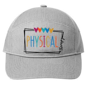 Physical Therapy Funny Physical Therapist Pt Therapist Month 7-Panel Snapback Hat