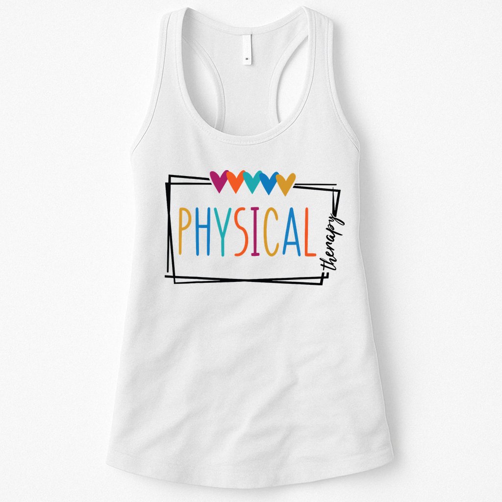Physical Therapy Funny Physical Therapist Pt Therapist Month Womens Tank Top