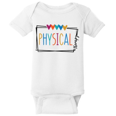 Physical Therapy Funny Physical Therapist Pt Therapist Month Baby Bodysuit