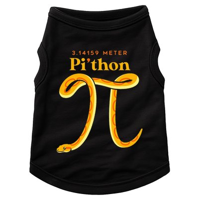 Pi Thon Funny Pi Day Ball Python Snake For Teacher Doggie Tank