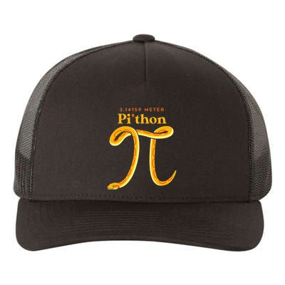 Pi Thon Funny Pi Day Ball Python Snake For Teacher Yupoong Adult 5-Panel Trucker Hat