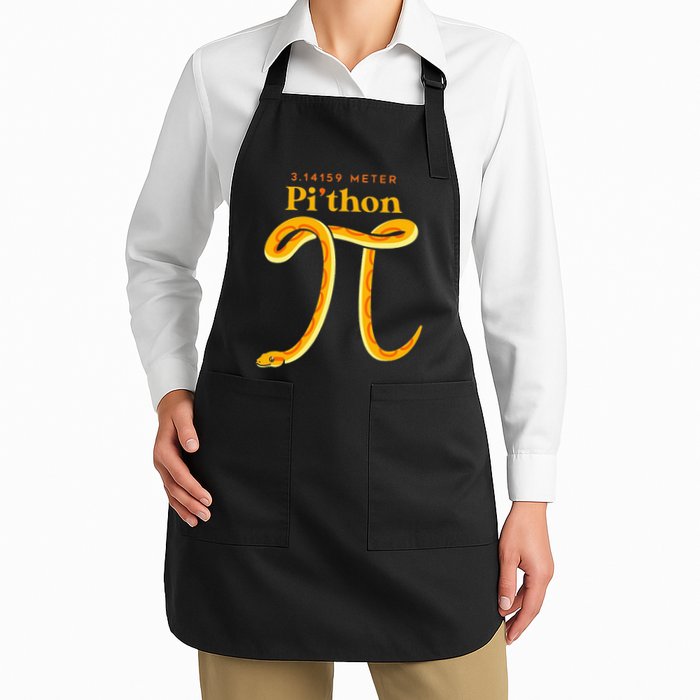 Pi Thon Funny Pi Day Ball Python Snake For Teacher Apron