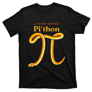 Pi Thon Funny Pi Day Ball Python Snake For Teacher T-Shirt